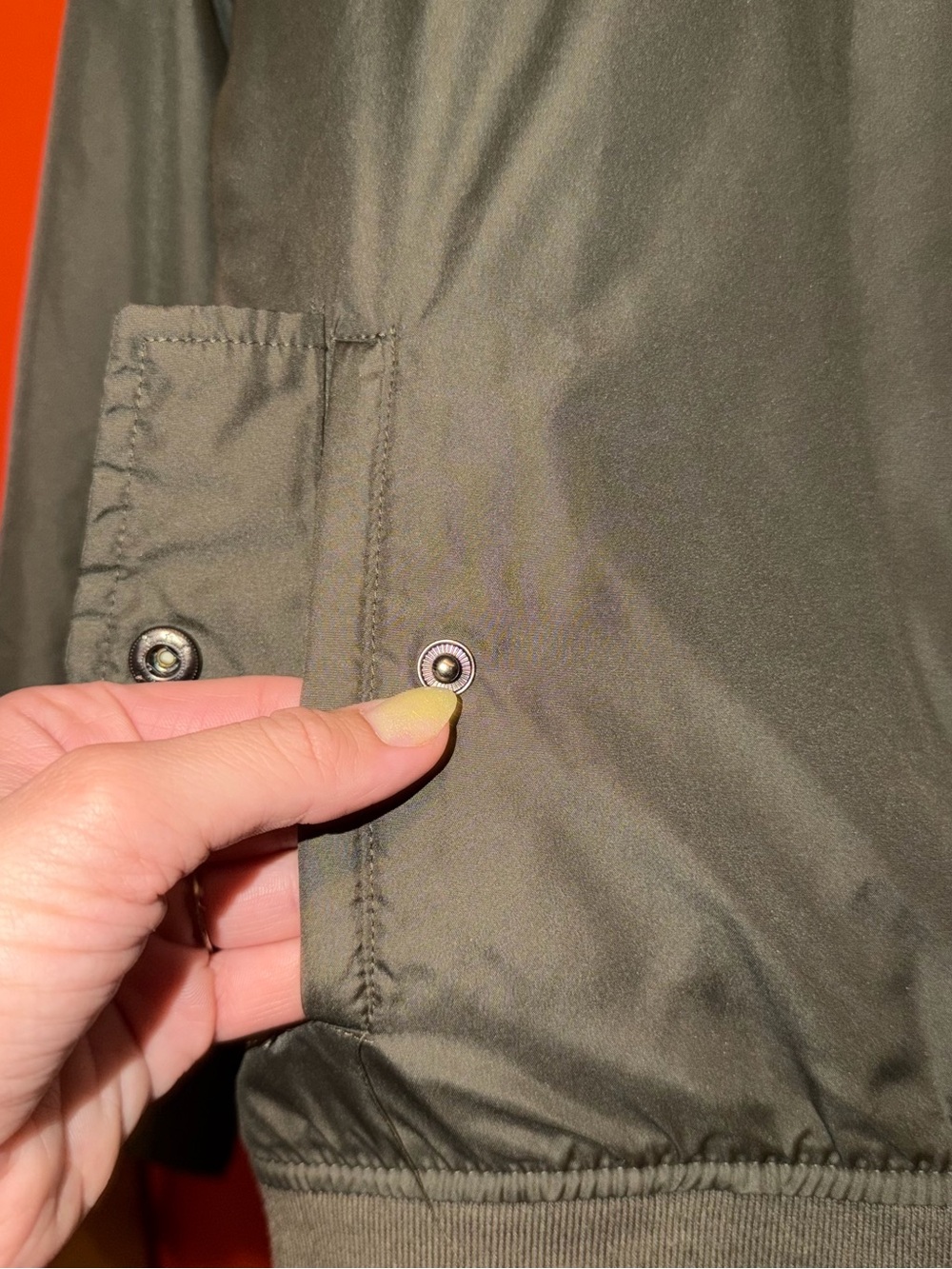 Boys' Olive Green Bomber Jacket with Patches - Picture 4 of 11
